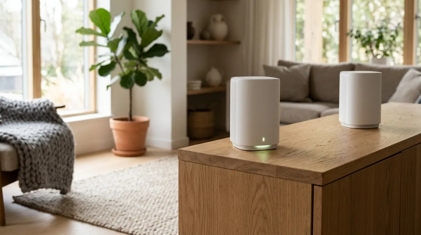 Modernes WLAN Mesh-System im Wohnbereich